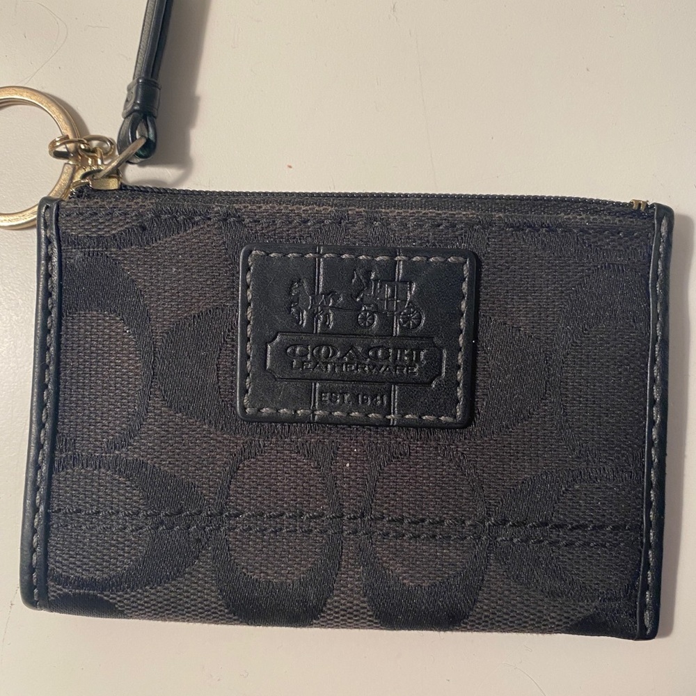 Coach key chain holder